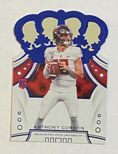 2020 Panini Chronicles Draft Picks Crown Royale Blue #78 Rookie Anthony Gordon