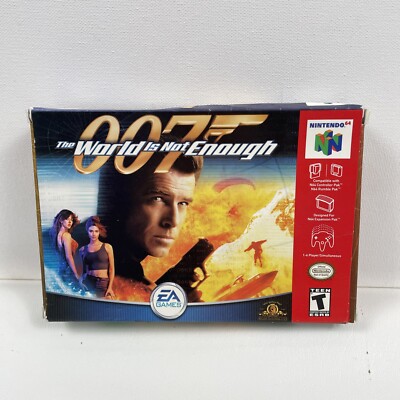 🔥007 The World Is Not Enough (Nintendo 64) N64 CIB Complete