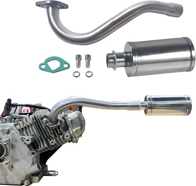 Exhaust Header Pipe For Predator 196cc 212cc For Honda GX160 GX200 Go Kart