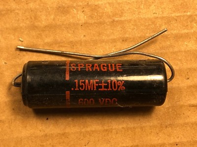 Tono Chitarra Vintage Sprague Condensatore Sprague Black Beauty .047uf 400V NOS Vintage - Per Chitarra E Audio Black Beauty Nos - Foto 9