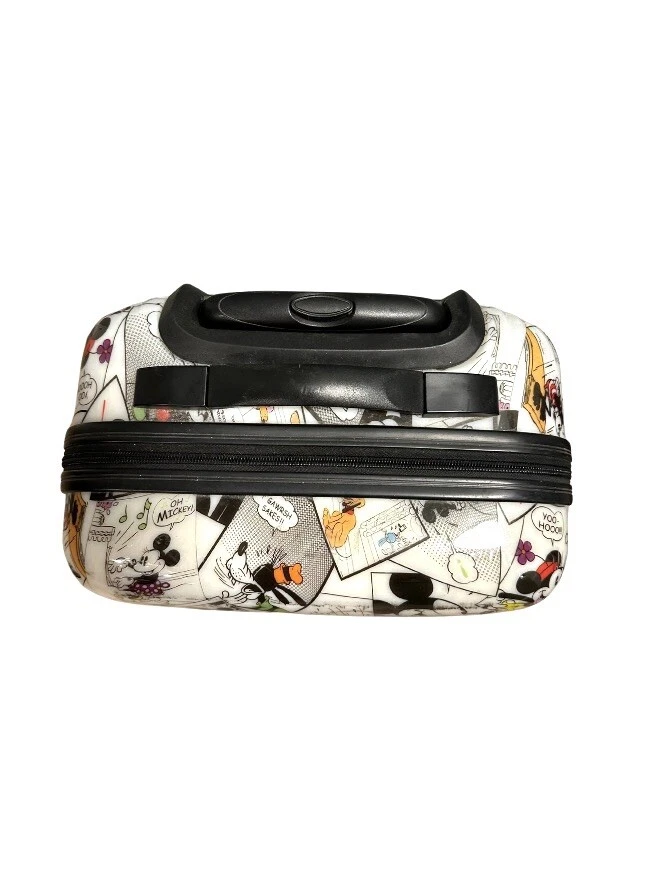 Maleta rígida grande de 23x16 pulgadas Mickey Mouse de los parques de Disney RARA Foto 4 de 4