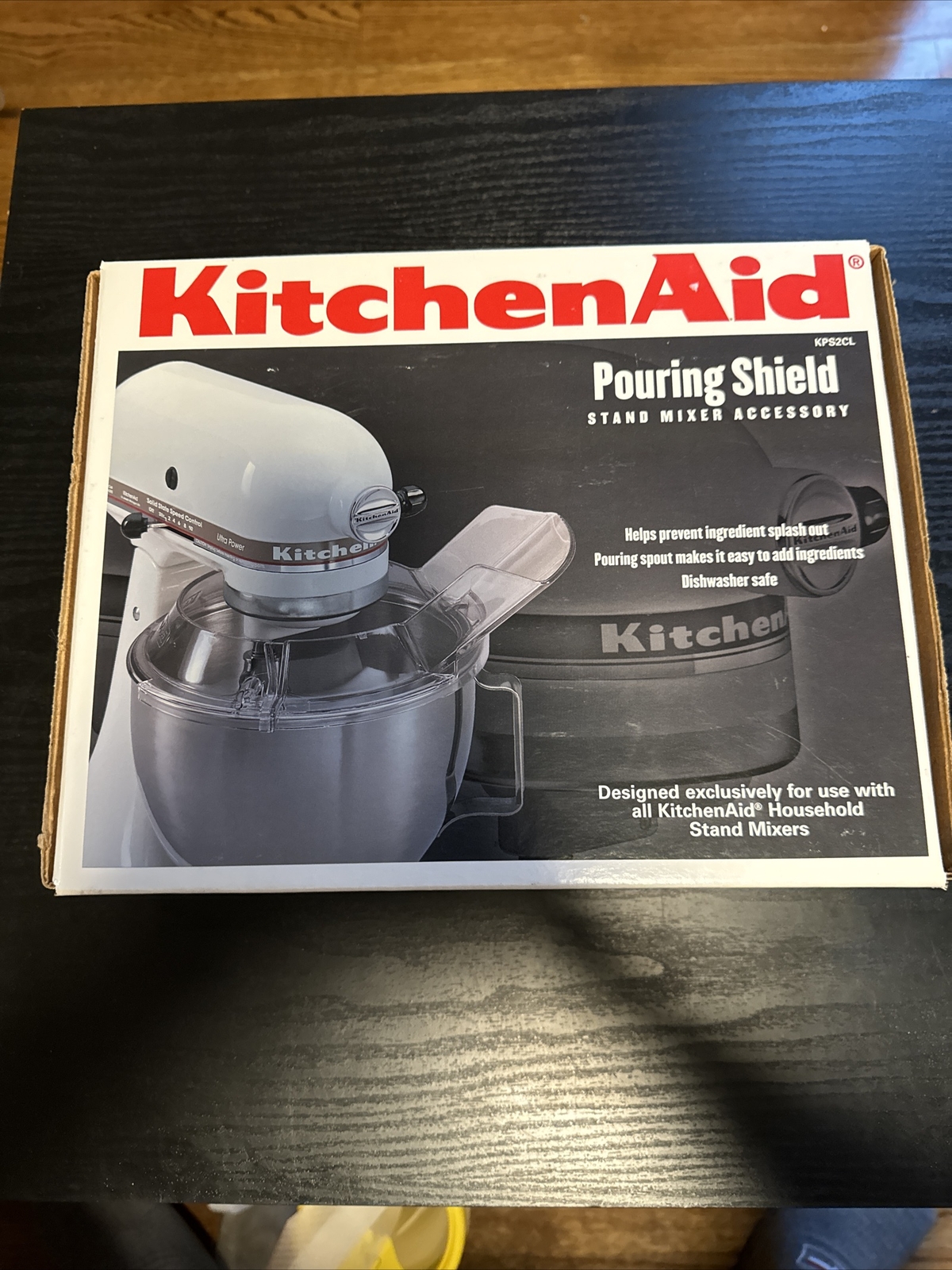 KitchenAid KPS2CL Pouring Shield Splash Guard, 2Piece Stand Mixer