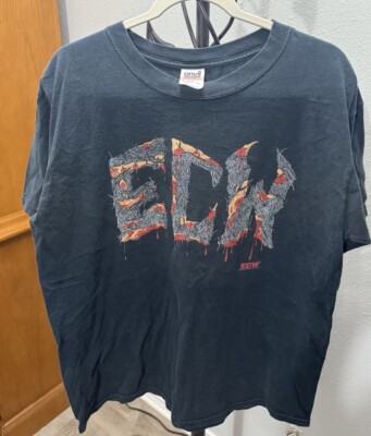ECW Vintage Shirt “The Pain Game” Size L 2000 WWF | eBay