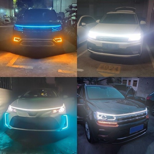 86" Dynamic LED Running Light Front Hood Strip Ambient Lamp For Fiat Punto 08-21 - Picture 9 of 9