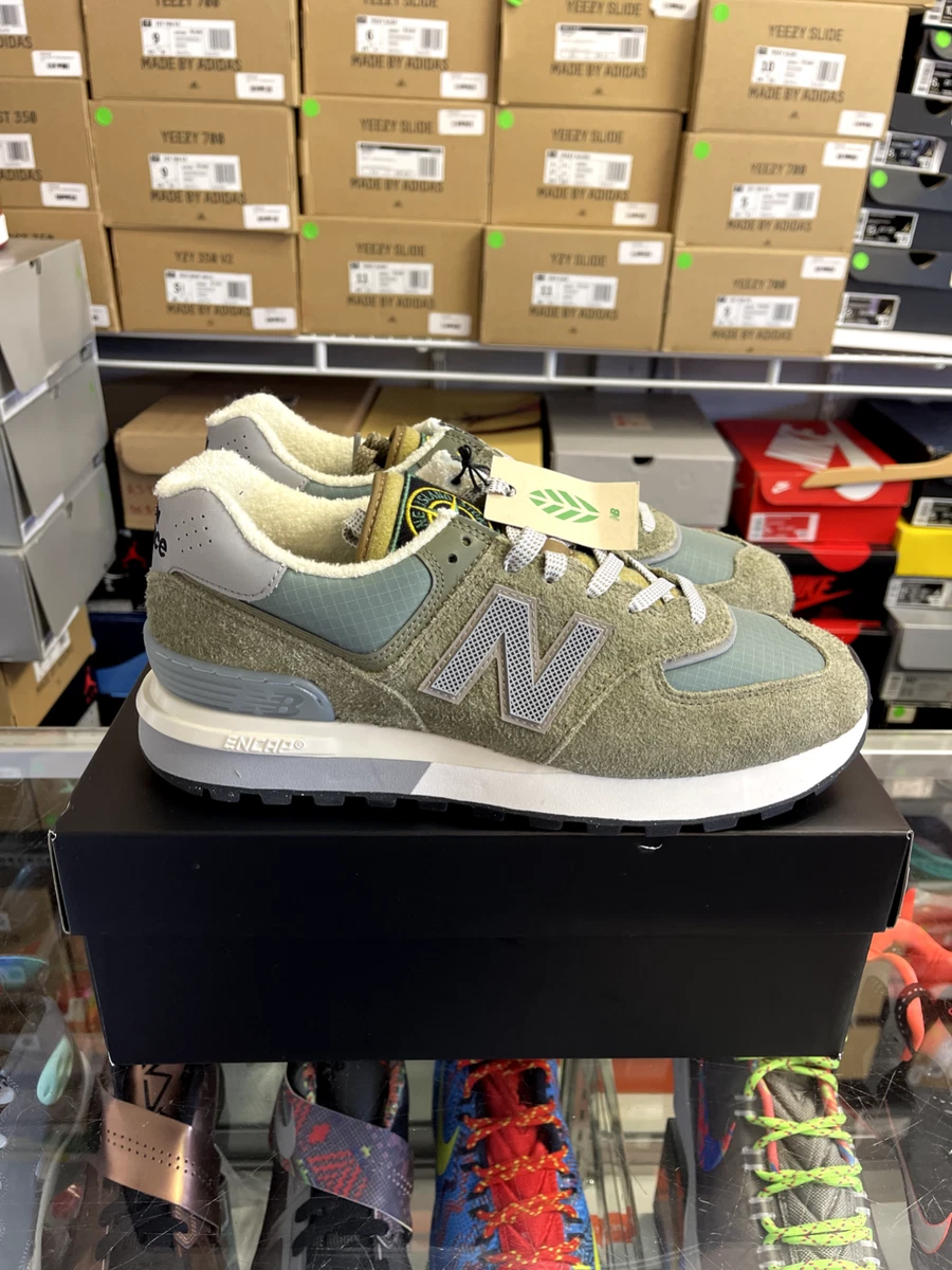 Size 10 - New Balance 574 X Stone Island U574LGST BRAND NEW