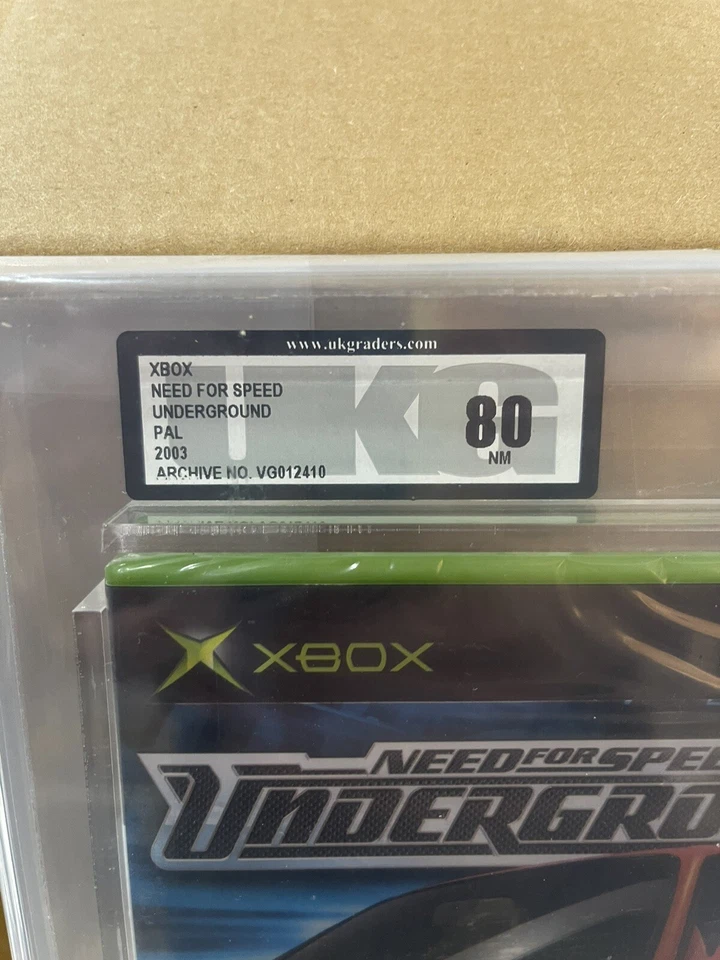 Xbox Need For Speed Underground UKG/VGA/WATA Graded 80 NM 2003 New Sealed - Image 2 of 4