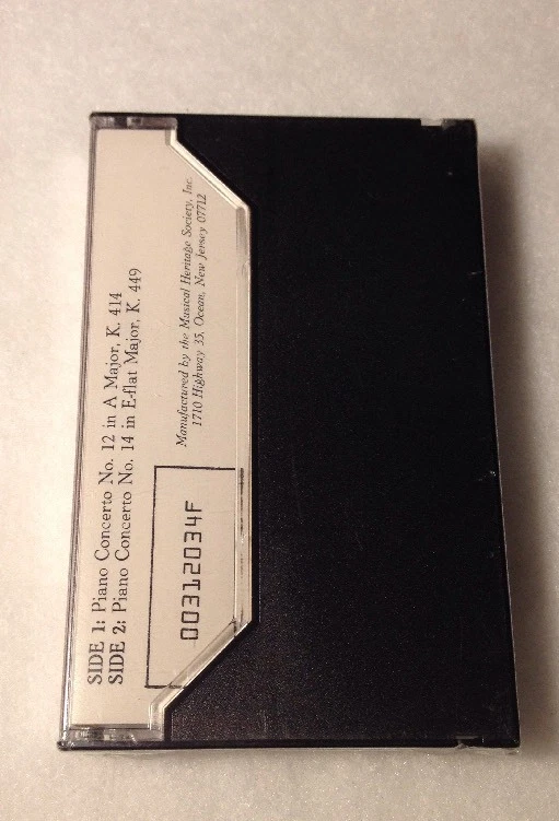 Mozart Cassette Tape MHS Louis Lortie Piano Concerto No 12 New Sealed Rare - Image 2 of 4