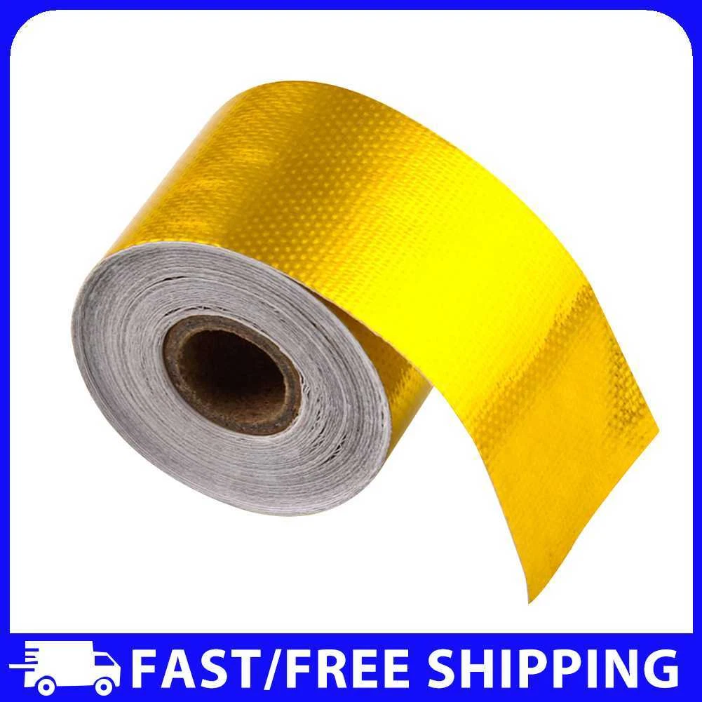 10mx5cm Gold Exhaust Air Intake Heat Shield Wrap Reflective Heat Barrier  Tape | eBay