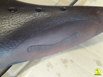 selle Brooks Competition cuir marron vintage