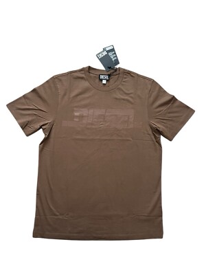 Diesel T-Just Maglietta T-Shirt NWT $80 Brown Size S | eBay