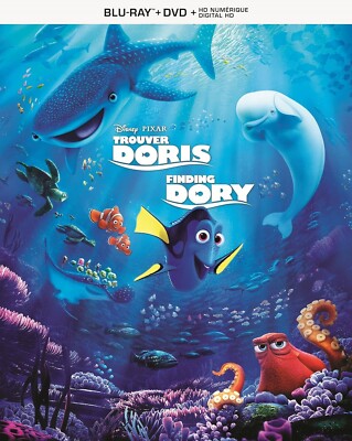 FACTORY SEALED with SLIP FINDING DORY Blu-ray + DVD Disney French Canada Pkg