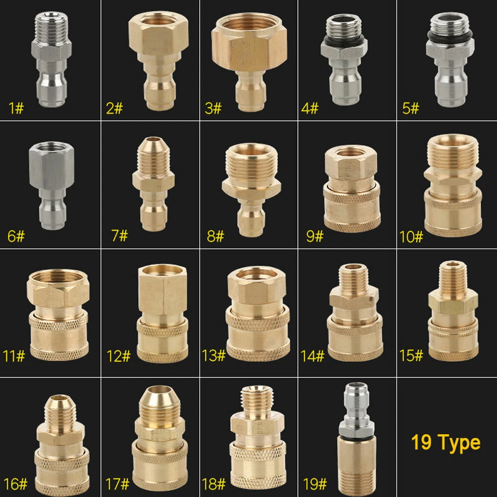 Pressure washer quick connect fittings online