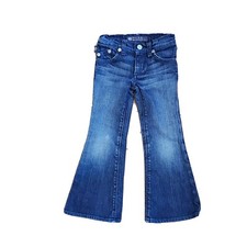 Rock & Republic Jeans Girls Size 4 Blue Denim Flared Cotton Spandex VGUC