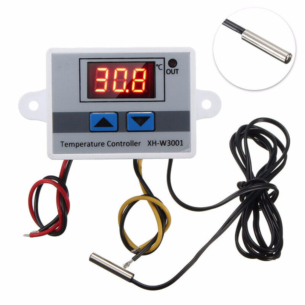 DIGITAL LED TEMPERATURREGLER THERMOSTAT CONTROL TEMPERATUR REGLER 220V 230V