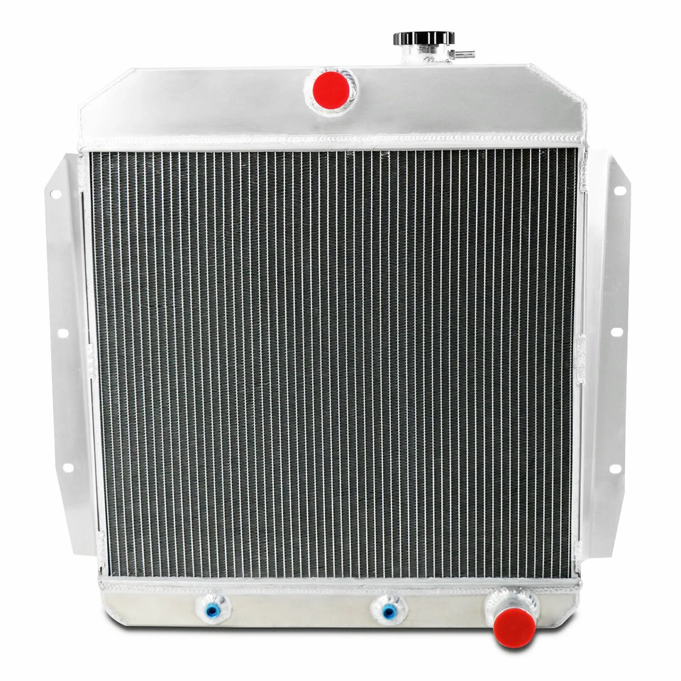 4 ROW ALUMINUM RADIATOR FOR CHEVY GMC PICKUP APACHE TRUCK 1955-1959,1957 - Изображение 2 из 4