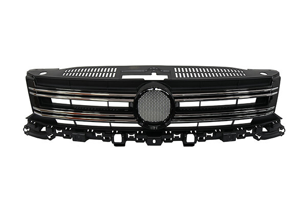 Grille centrale de pare-chocs avant chromée pour VW Tiguan de 2012 à 2015 en plastique ABS noir