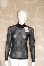 Tee-shirt noir neuf taille 1 marque PAUL BRIAL étiqueté à 29,90€ (ng)