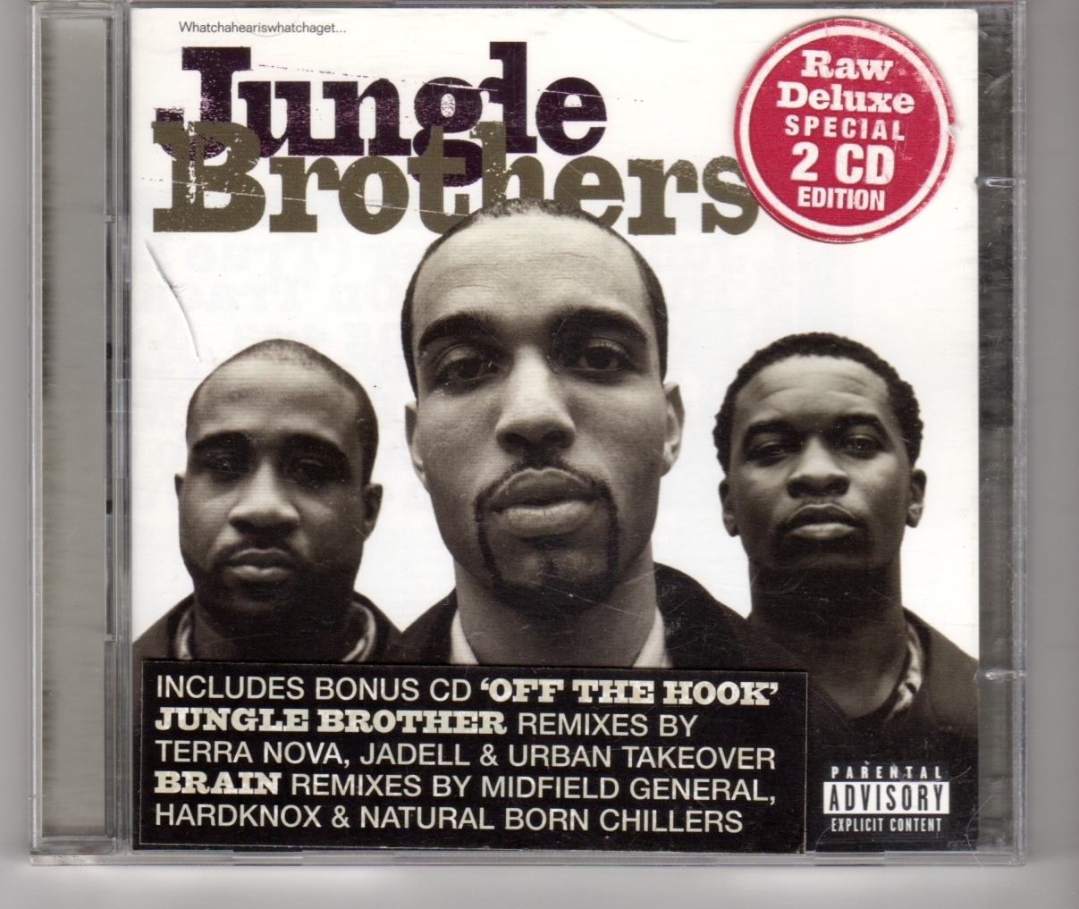 (HH39) Jungle Brothers, Raw Deluxe - 1997 double CD