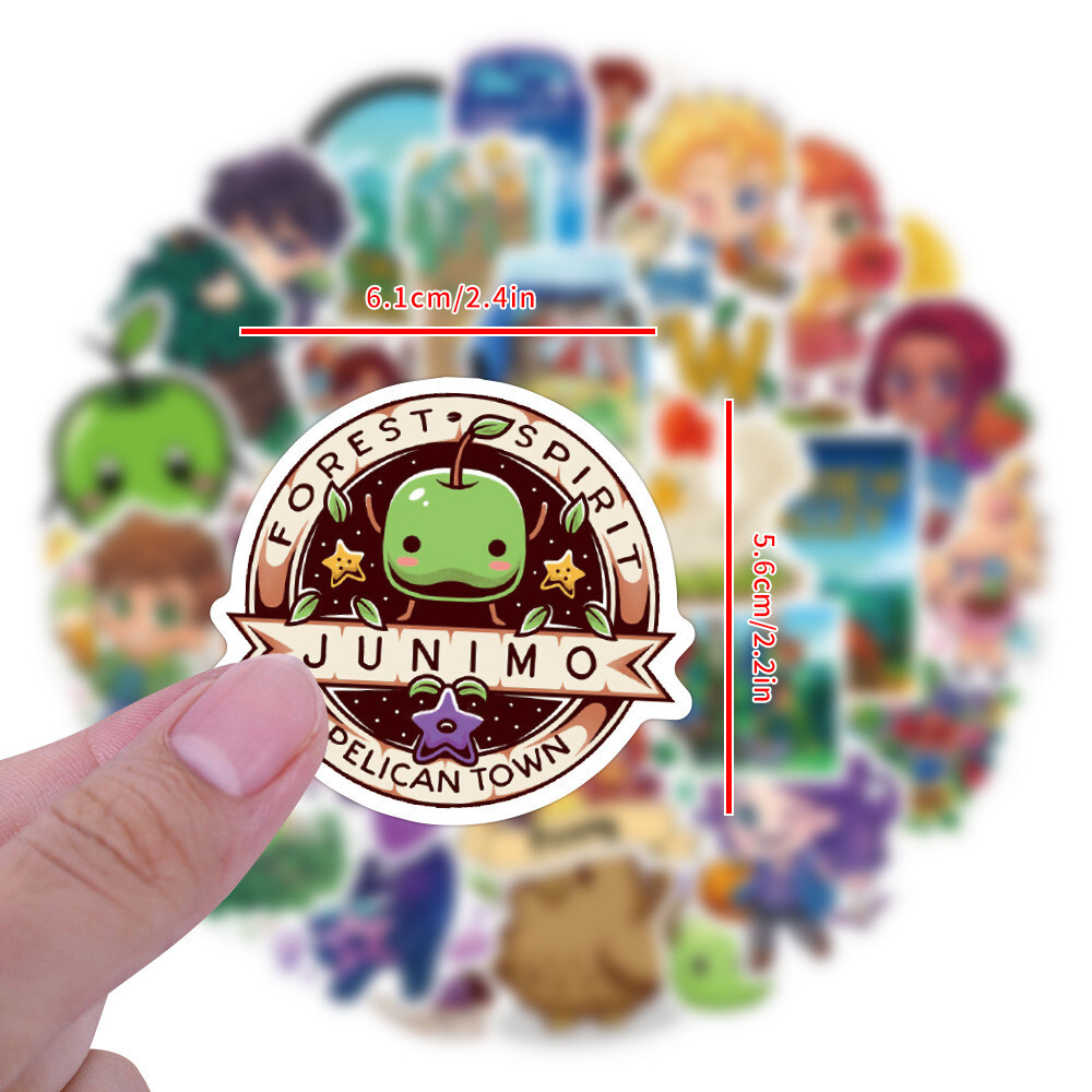 50X Stardew Valley Steam NS Game Farm Characters Stickers Decal