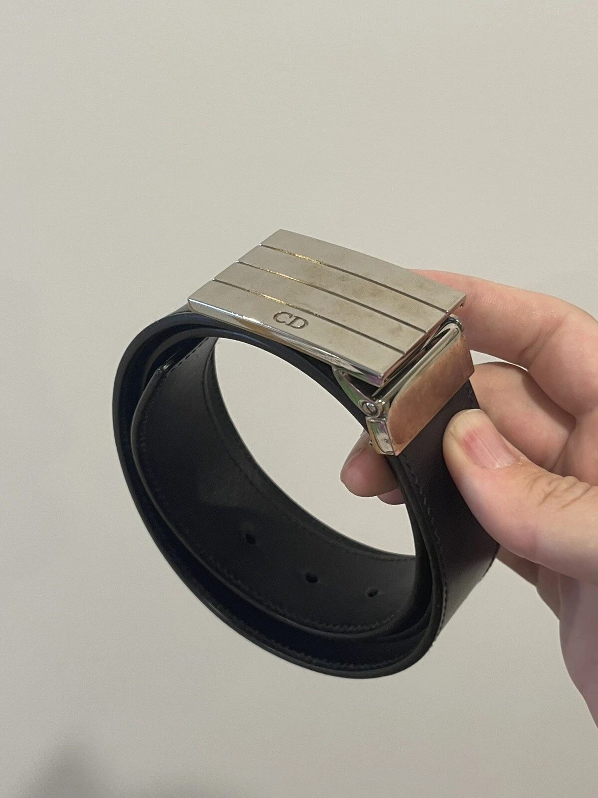 Dior Homme leather belt sz85 Hedi Slimane Kris Van Assche
