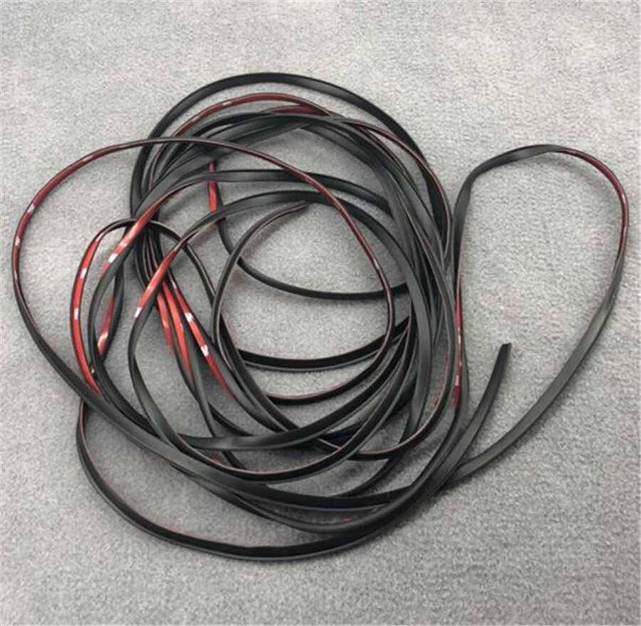 5M Slanted T-Type Sealing Strip For Car Fender Bumper Headlight Side Skirt