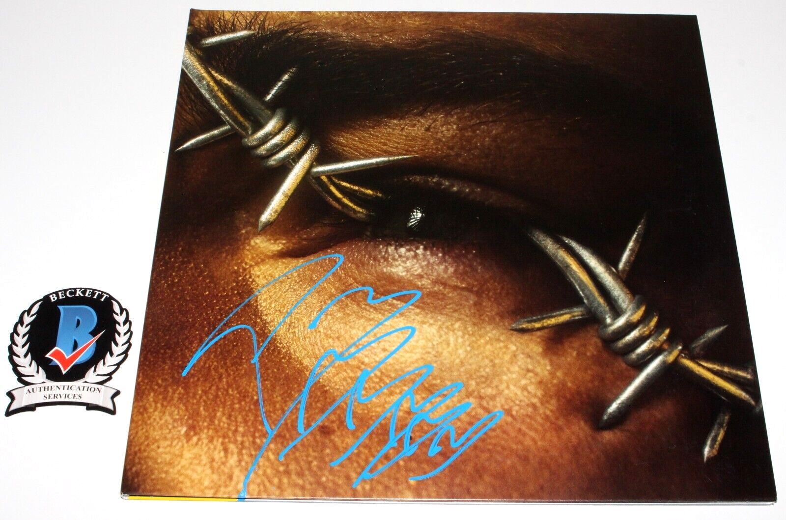 POST MALONE SIGNED ROCKSTAR AUTOGRAPH ALBUM VINYL LP BECKETT BAS