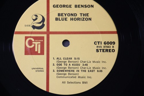 George Benson – Beyond The Blue Horizon, 1971 LP, CTI 6009 gatefold Van Gelder - Picture 7 of 8