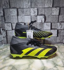 Adidas Predator Accuracy.2 Firm Ground Soccer Cleat Size 6 Black Yellow IG0781
