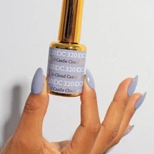 DND DC Soak Off Gel Polish + Matching Nail Lacquer - Cloud Castle #320