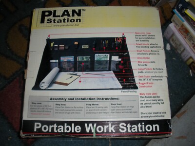 Plan Station Mini 4824 Portable Standing Desk, Workbench, Station, Storage .NEW
