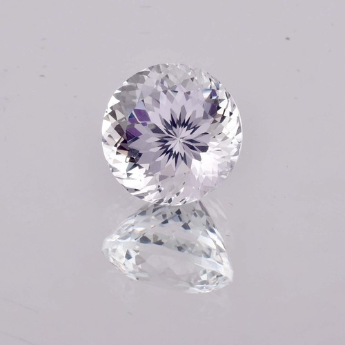 19 x 19 MM Natural Montana White Sapphire Loose Gemstone 45.00 Ct GIT Certified - Picture 5 of 5