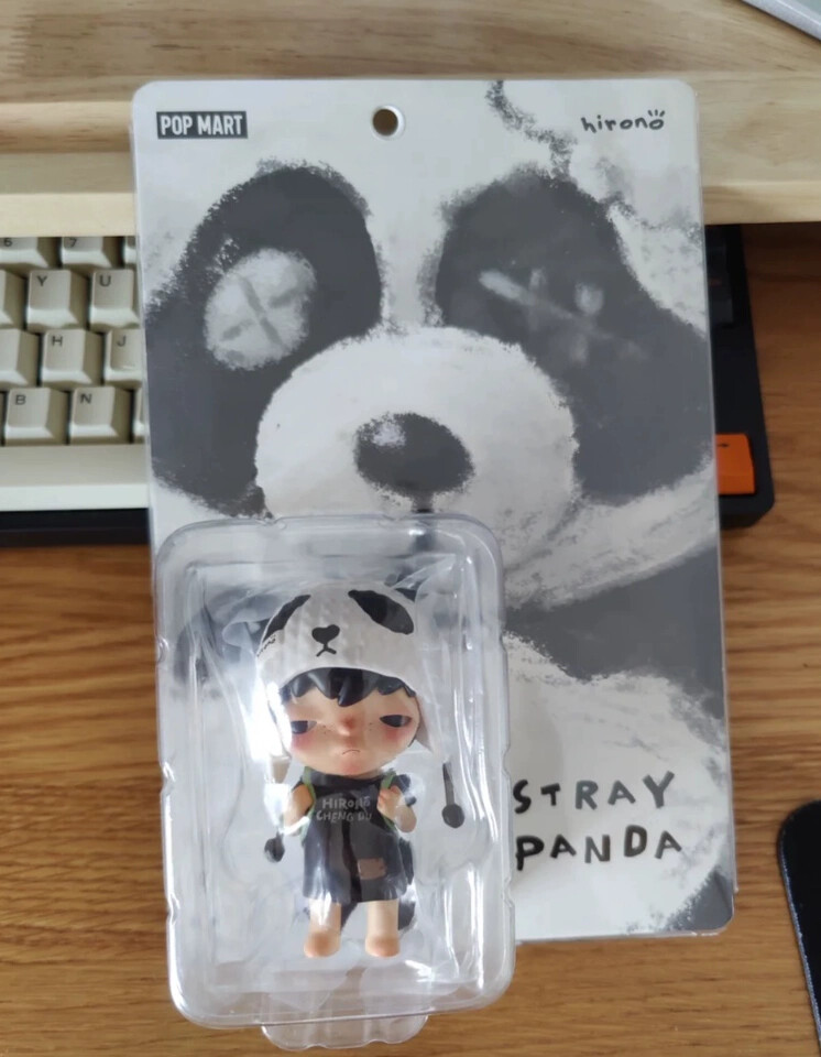 その他 hirono panda POP MART Hirono Stray Panda Series Limited Edition Figure