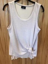 New VICI Paradise Found Thermal Layered Tank Top Oatmeal Women’s L