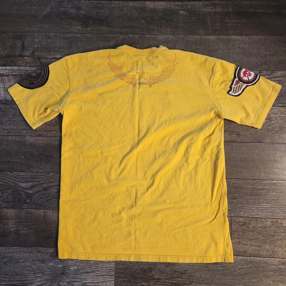 Camiseta Miskeen Originals 2XL Hip Hop Amarilla Niña Bordada Streetwear Amarilla Foto 4 de 4