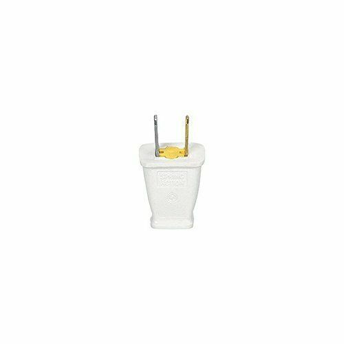Cooper Wiring Sa540w Polarized Plug 15 Amp 125 Volt White