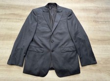 Calvin Klein Mens Blazer Gray 40R Extreme Slim Fit 100 Wool Jacket Sportcoat