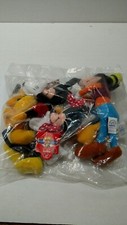 DISNEY APPLAUSE MICKEY FOR KIDS BEANBAG PLUSH LOT OF 5 MICKEY MINNIE PLUTO GOOFY
