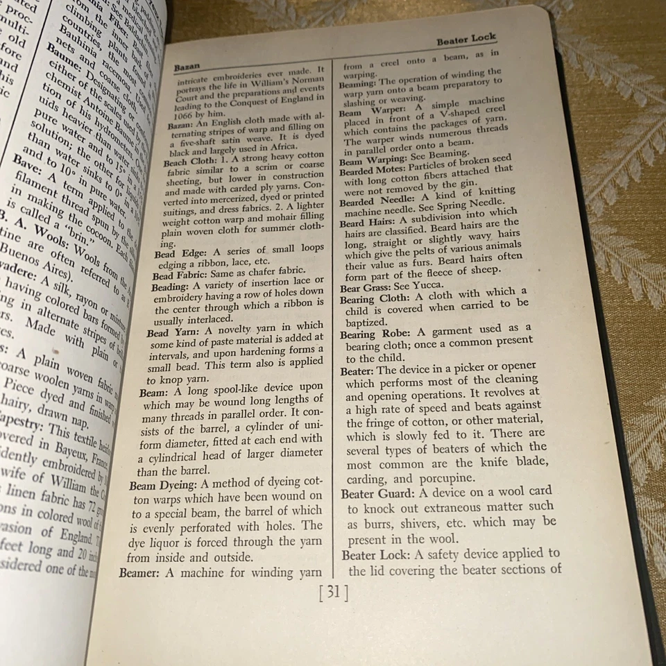 Callaway Textile Dictionary First Edition 1947 John Abood - Image 4 of 4