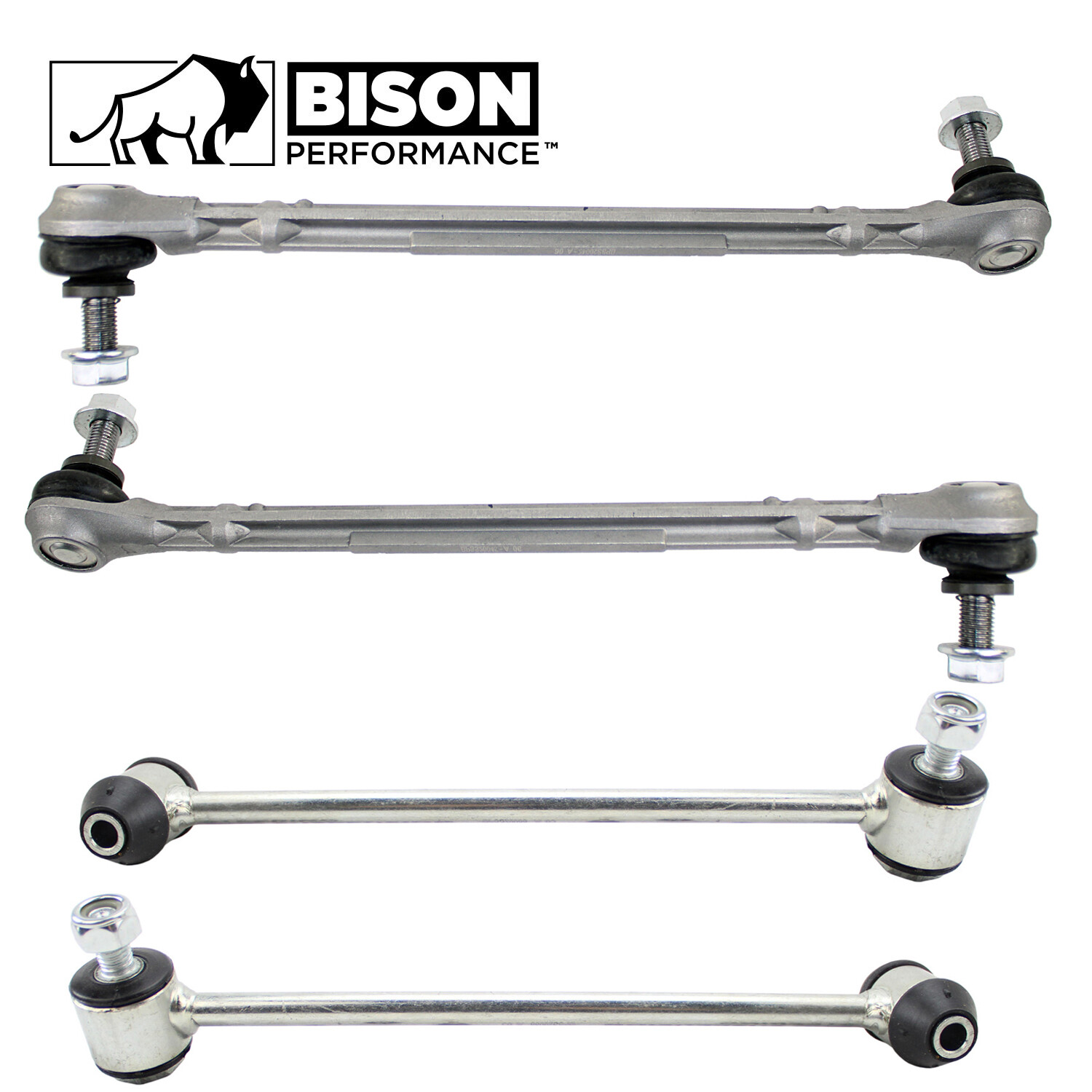 Bison Performance 2pc Set Rear LH RH Upper Rearward Control Lateral Arm