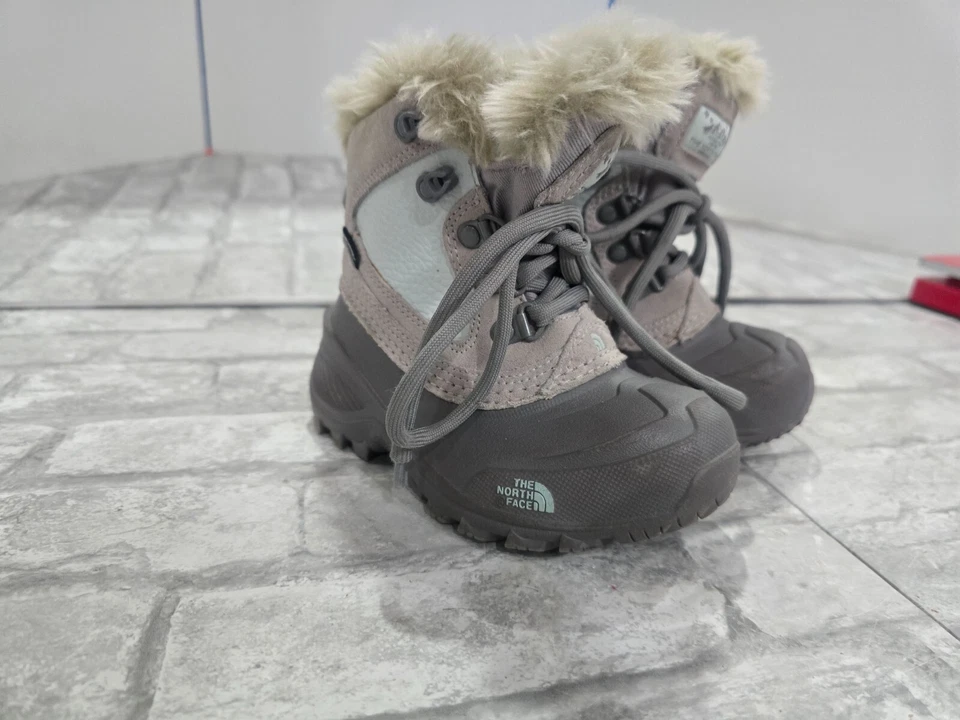 Botas The North Face Niñas Talla 10 Shellista Extreme Nieve Azul Gris Piel Sintética Foto 2 de 4