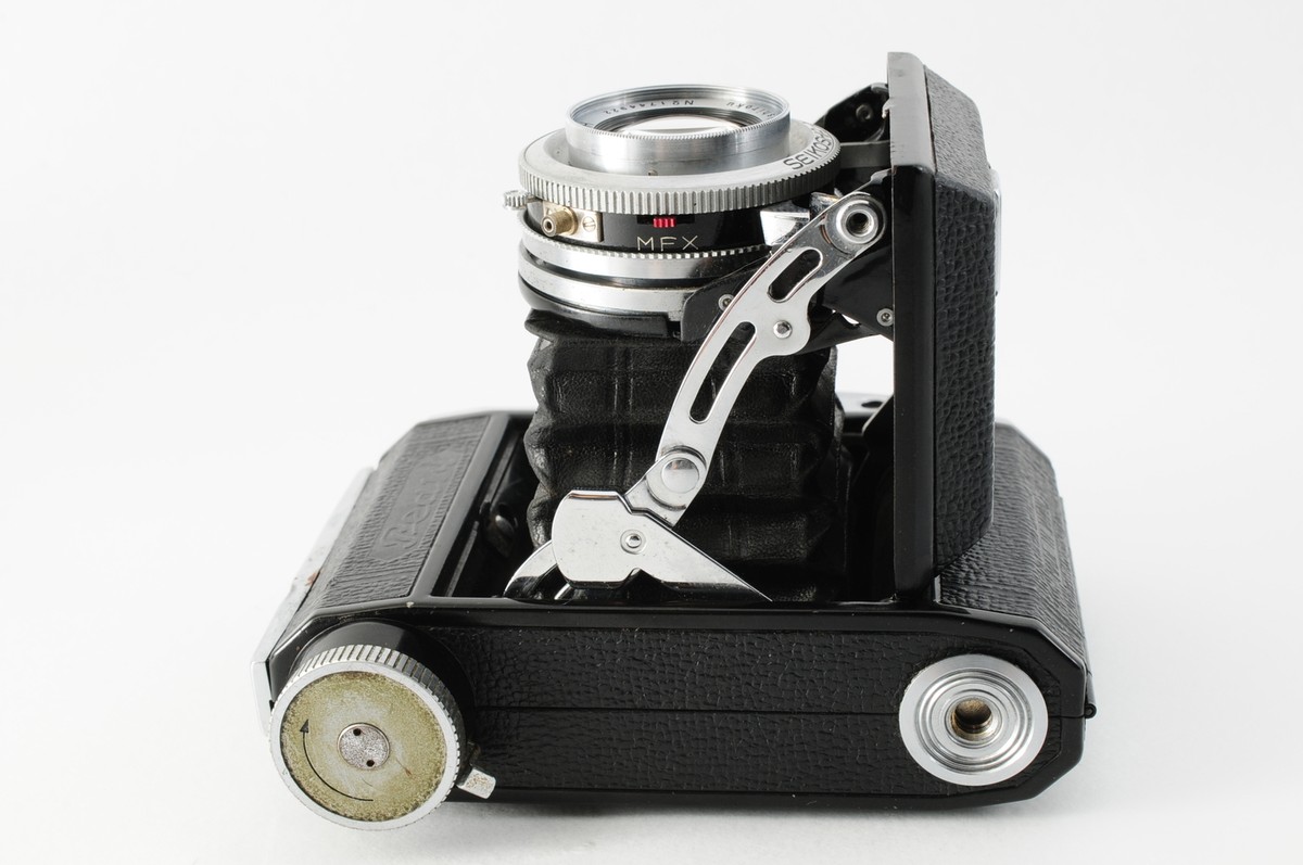 【美品】Pearl Ⅲ 蛇腹カメラ／Hexar 75mm f3.5 KONICA 小西六 Pearl Ⅲ Hexar 75mm F3.5蛇腹カメラ