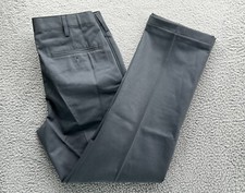  65 New Lands' End Men's Traditional Fit No Iron Chino Pants Charcoal 30x30