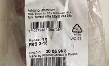 10  pcs/bag  PHOENIX CONTACT   FBS2-16 plug-in bridge 3005963
