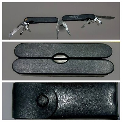  PURE CORP, INDIANAPOLIS, IN  Multi tool With Leather Case - 9 Tools
