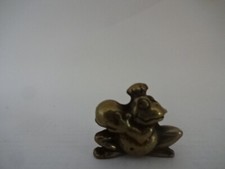 Metallfigur / D / 1999 Märchenfigur / Der Froschkönig / Messing
