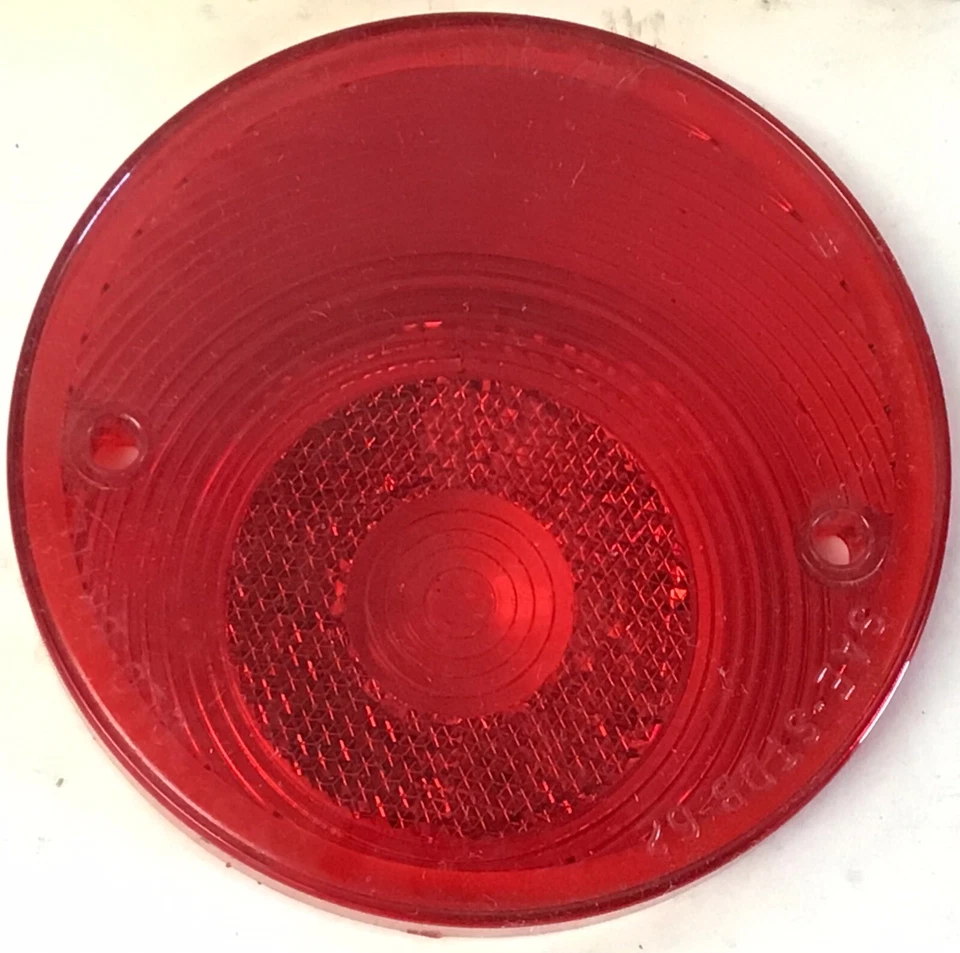 Par de lentes vintage Glo-Brite 209 Willys Jeep 1951-58 lanterna traseira correta 2 - Imagem 2 de 4