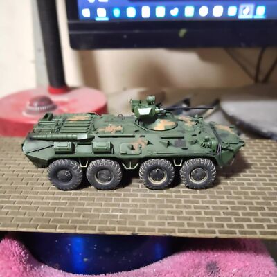 Homemade 1/72 Russian BTR80A Armored Vehicle Finished Model Toys Ornament