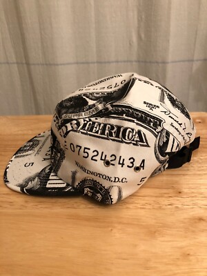 Supreme Franklin White Black Money Camp Hat Cap FW13 NWOT | eBay