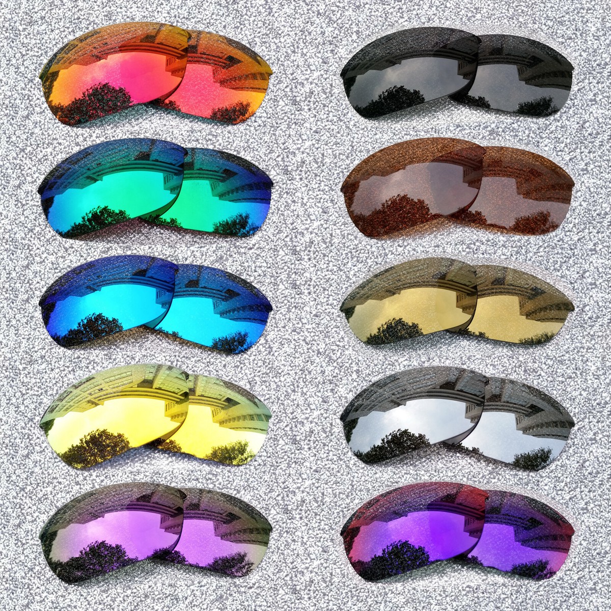 ExpressReplacement Polarized Lenses For-Oakley Half Jacket XLJ Frame  Options