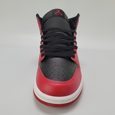 Size 9 - Air Jordan 1 Mid Gym Red Black White for sale online | eBay